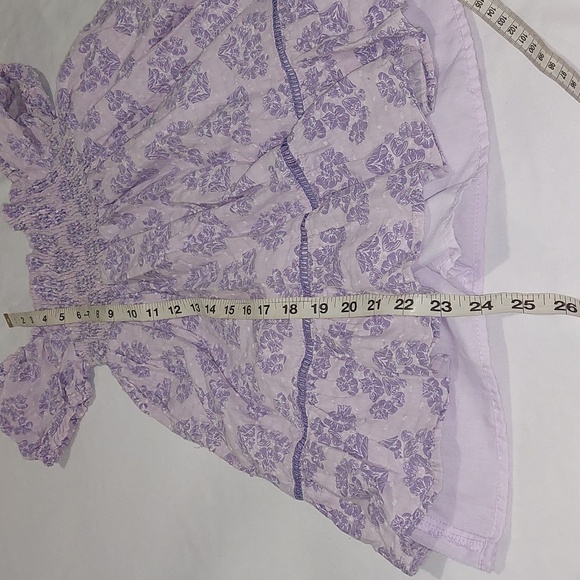 Joie Purple Flower Fluffy Girls  Dress .Size 7 .So Cute For Spring Partys . - Picture 6 of 7